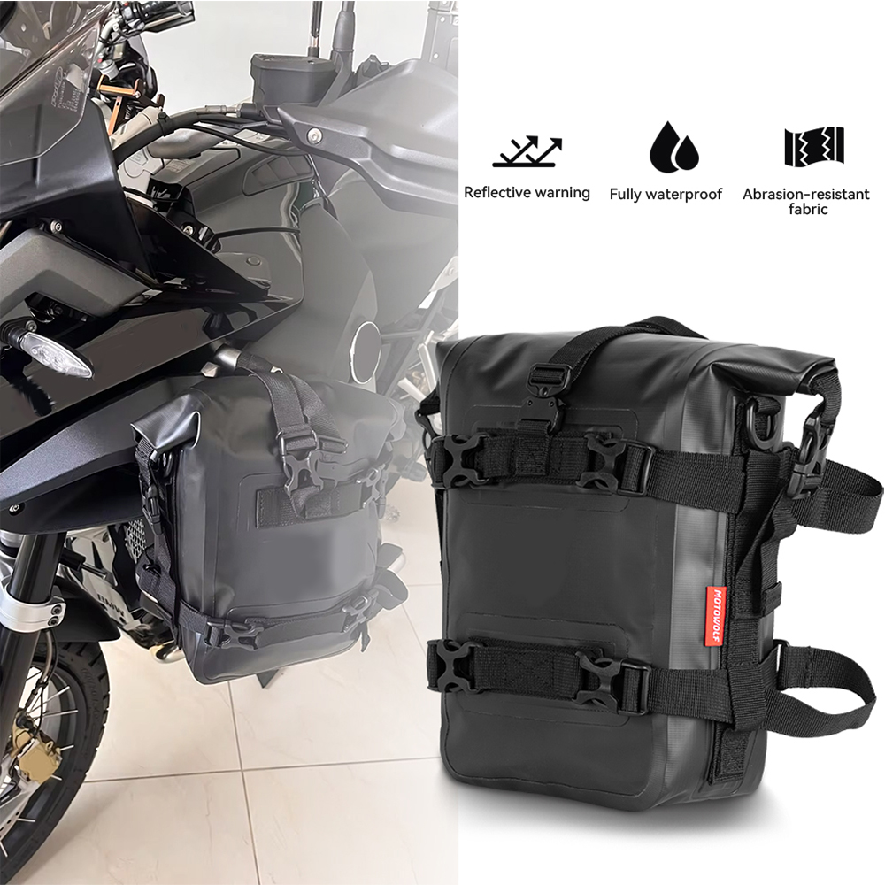 Motorcycle Crash Bar Waterproof Dry Bag - Motorcycle Bumper Crash Bar Bag Dry