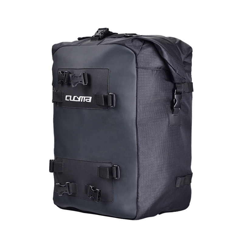 Motorcycle Tail Bag Waterproof Roll Top - CUCYMA Motorcycle Rear Seat Bag Waterproof