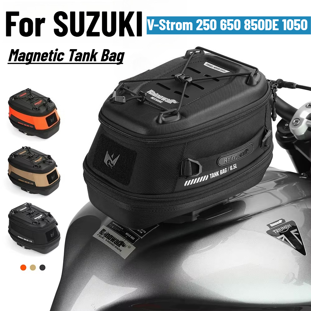 Motorcycle Tank Bag Magnetic Quick Release - For SUZUKI V-Strom 250 650 850DE