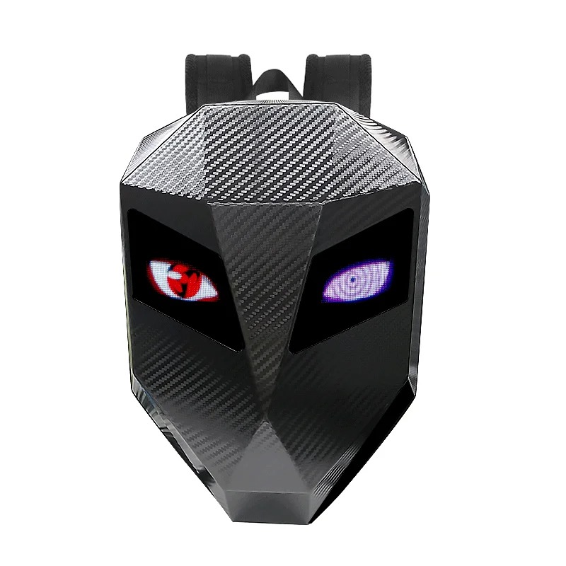 Motorcycle Helmet Backpack Waterproof Led - LOY LED Mochila Knight Cycling Backpack