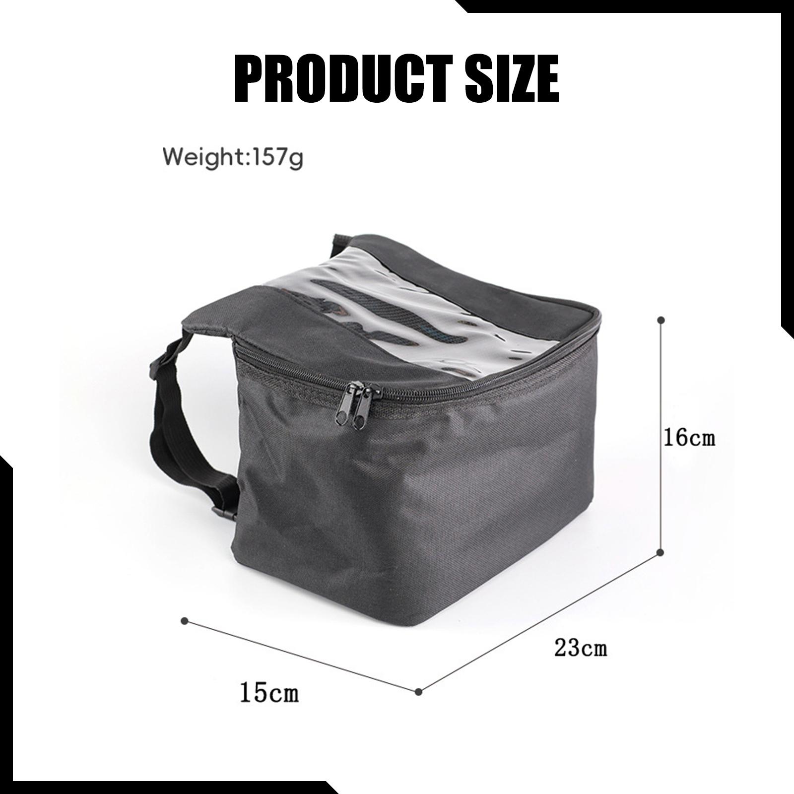 Waterproof Motorcycle Handlebar Bag Pouch - Handlebar Storage Bag Waterproof Oxford Frame