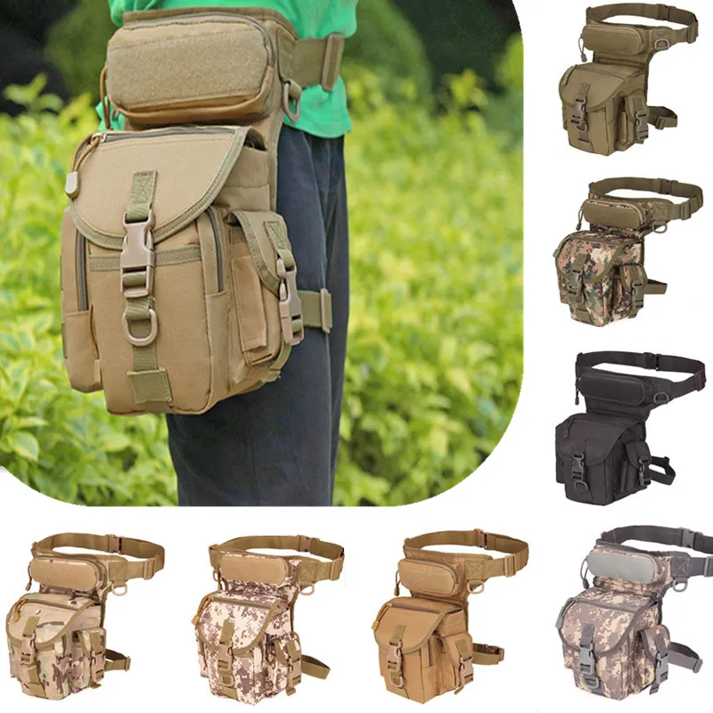 Motorcycle Leg Bag Drop Thigh Pouch - Outdoor Drop Leg Bag EDC Molle