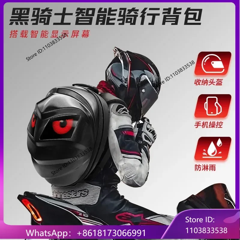 Motorcycle Helmet Backpack Waterproof Led - LoyLED Motorcycle Backpack, Luminous LED Waterproof