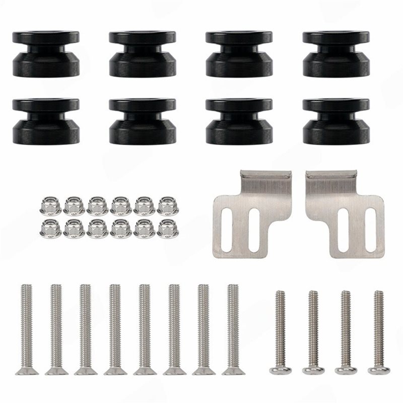 Pannier Mounting Bracket Rack Kit Motorcycle - Fastener Kit Motorcycle Aluminum Alloy Side