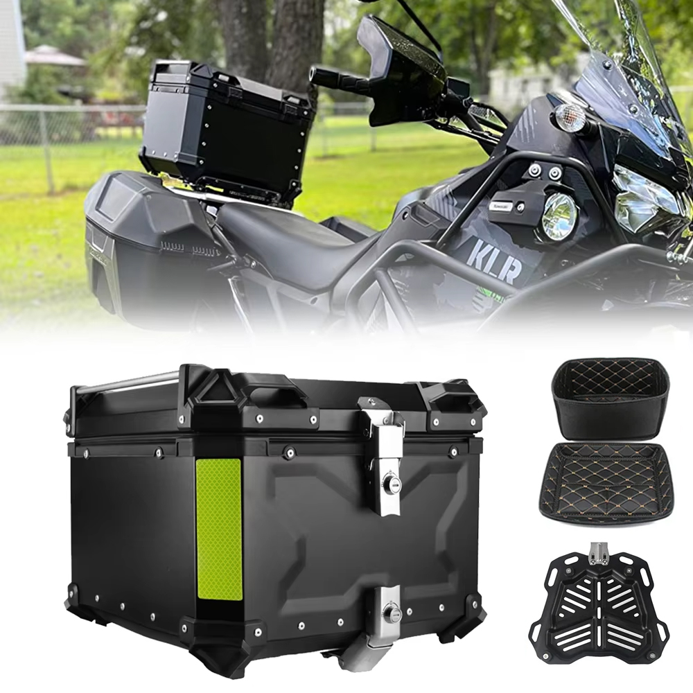Aluminum Top Case Luggage Box 45L 55L - Aluminum Motorcycle Box 65L 80L 100L