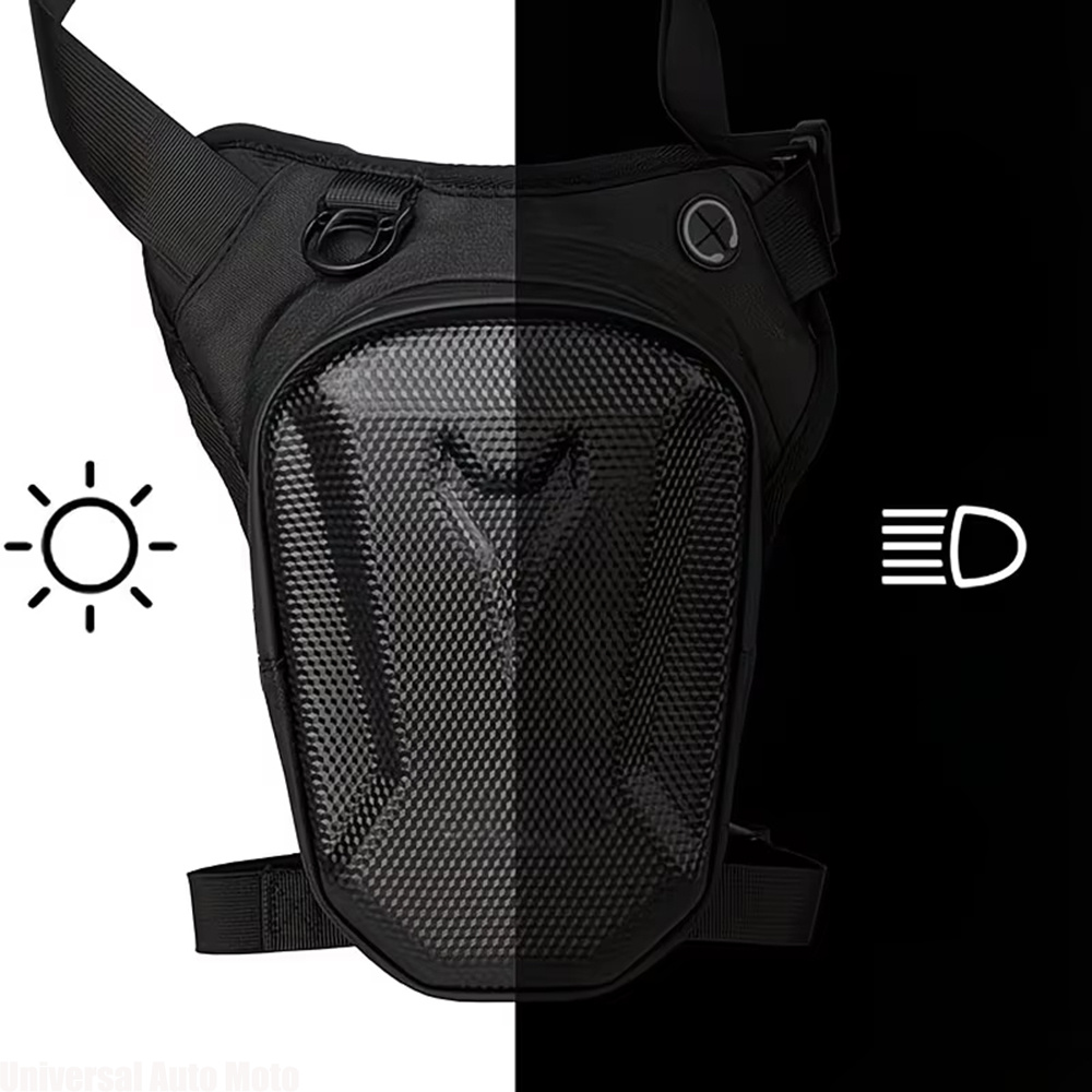 Motorcycle Leg Bag Drop Thigh Pouch - Rider Waterproof Thigh Leg Bag, Crossbody