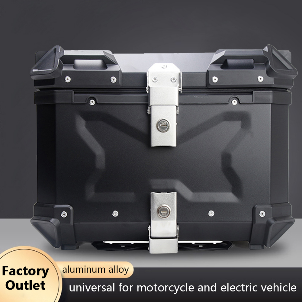 Aluminum Top Case Luggage Box 45L 55L - 45L 55L 65L 80L 100L Aluminum