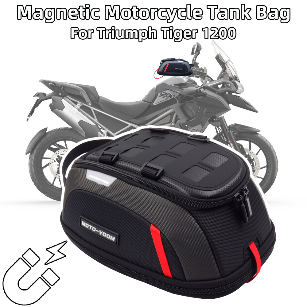 Motorcycle Tank Bag Magnetic Quick Release - Magnetic Motorcycle Tank Bag For Triumph