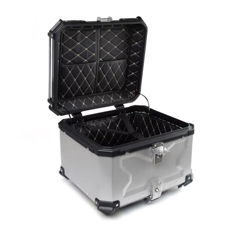 Aluminum Top Case Luggage Box 45L 55L - Aluminum Motorcycle Box 45L 55L 65L
