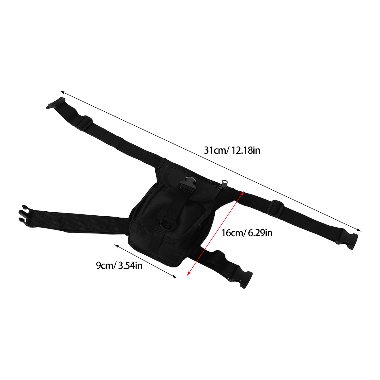 Black Motorcycle Drop Leg Bag  - đánh giá và giá Motorcycle Leg Bag Drop Thigh Pouch