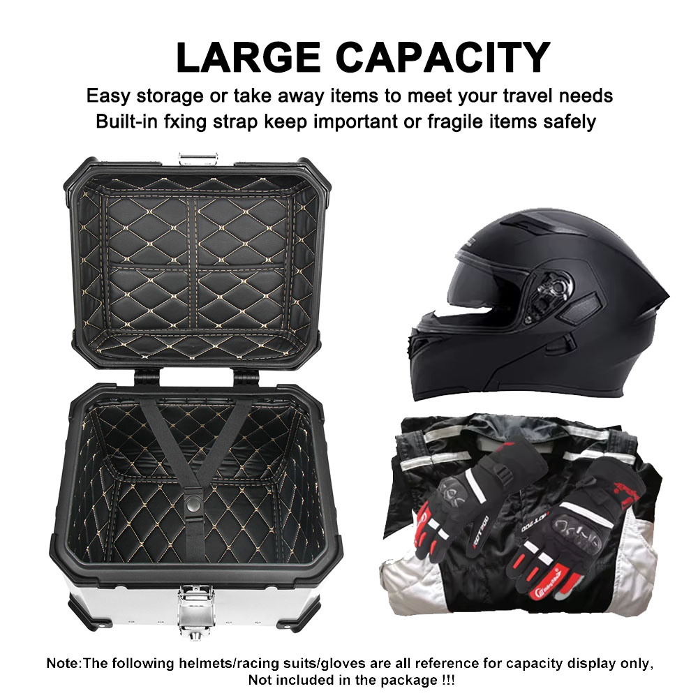 For BMW For VOGE 55L 45L Motor - đánh giá và giá Aluminum Top Case Luggage Box 45L 55L
