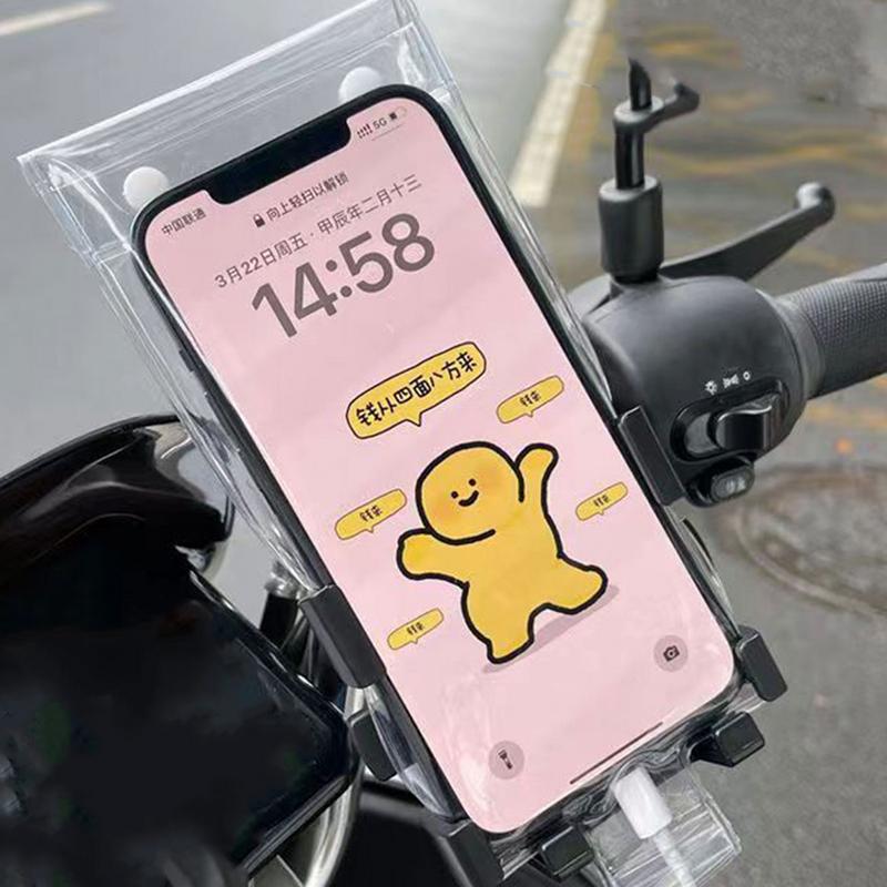Transparent Waterproof Phone C - đánh giá và giá Waterproof Motorcycle Handlebar Bag Pouch