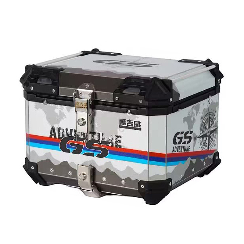 36L 45L 55L 65L Aluminum Motor - đánh giá và giá Aluminum Top Case Luggage Box 45L 55L