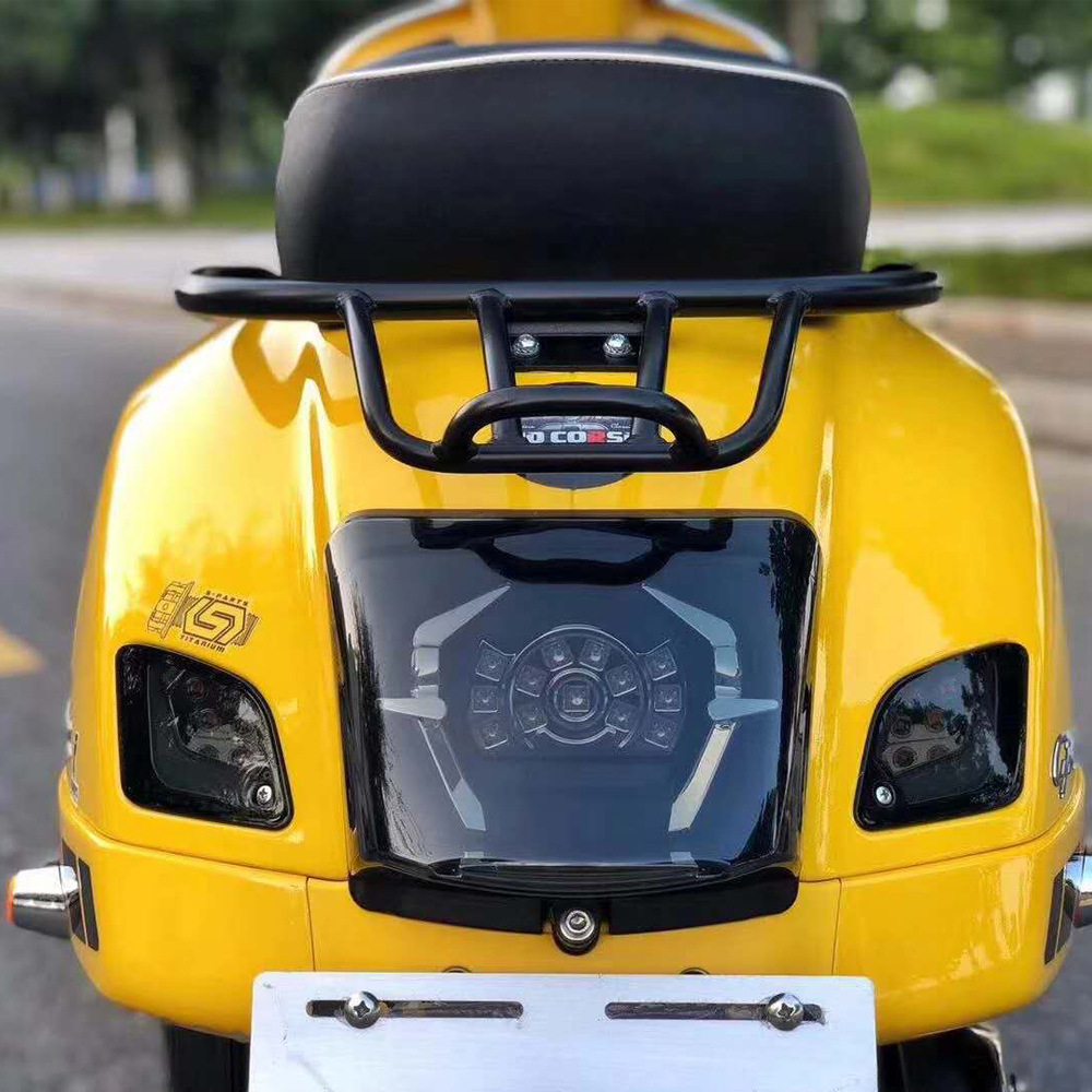 For VESPA GTS300 GTV300 GTS 30 - đánh giá và giá Motorcycle Luggage Rack Rear Carrier Steel