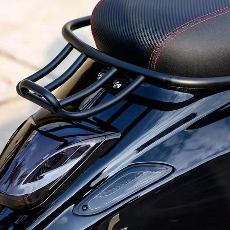 For VESPA GTS300 GTV300 GTS 30 - đánh giá và giá Motorcycle Luggage Rack Rear Carrier Steel