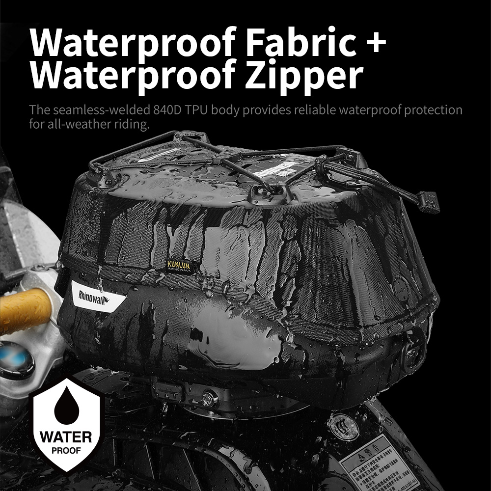 Túi bình xăng từ tính Rhinowal - đánh giá và giá Motorcycle Tank Bag Magnetic Quick Release