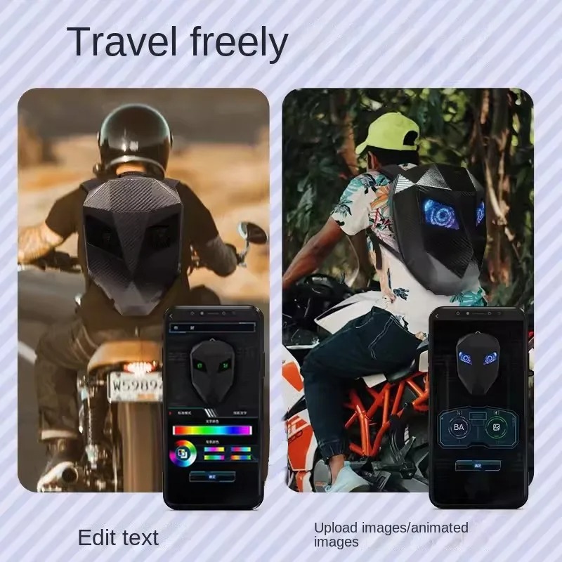 LOY LED Mochila Knight Cycling - đánh giá và giá Motorcycle Helmet Backpack Waterproof Led