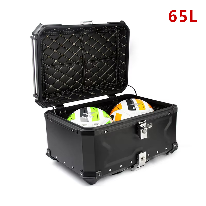 36L 45L 55L 65L Motorcycle Alu - đánh giá và giá Aluminum Top Case Luggage Box 45L 55L