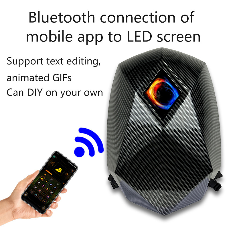 LED Bluetooth Motorcycle Helme - đánh giá và giá Motorcycle Helmet Backpack Waterproof Led