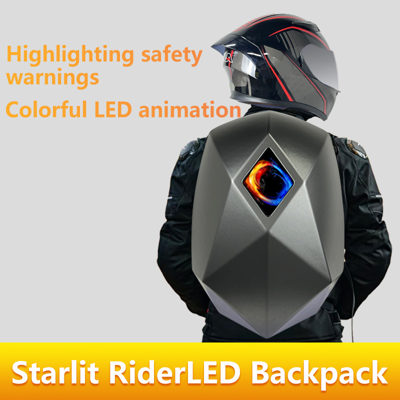 LED Bluetooth Motorcycle Helme - đánh giá và giá Motorcycle Helmet Backpack Waterproof Led