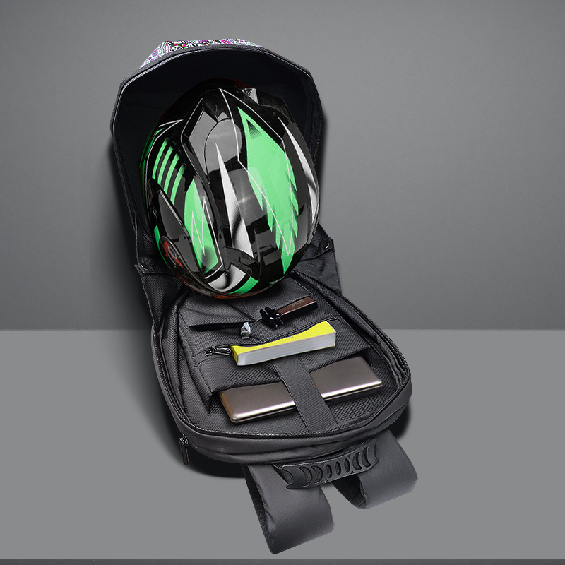 Motorcycle Backpack Luminous L - đánh giá và giá Motorcycle Helmet Backpack Waterproof Led