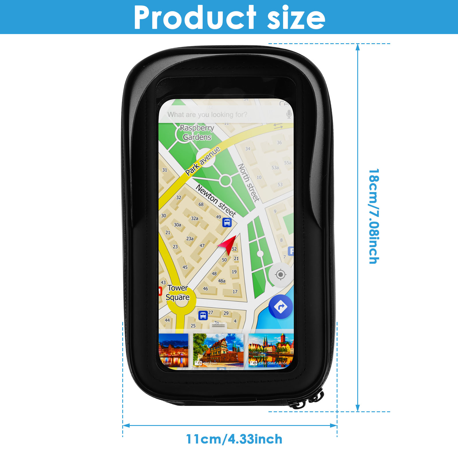 Bike Phone Stand Bag Motorcycl - đánh giá và giá Waterproof Motorcycle Handlebar Bag Pouch