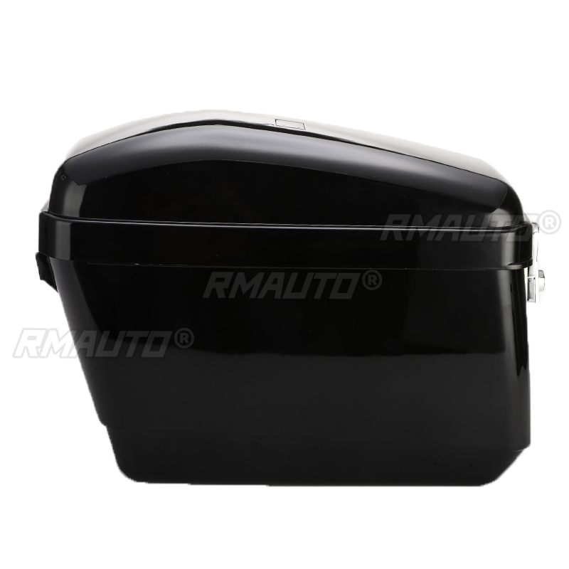 1 Pair Universal 30L Black/Whi - đánh giá và giá Motorcycle Saddlebags Hard Luggage Panniers