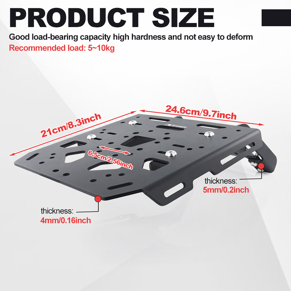 Motorcycle Rear Luggage Rack R - đánh giá và giá Motorcycle Luggage Rack Rear Carrier Steel