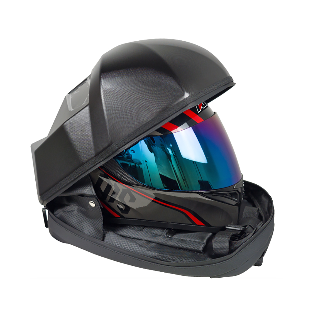 Dual Screen LED Motorcycle Hel - đánh giá và giá Motorcycle Helmet Backpack Waterproof Led