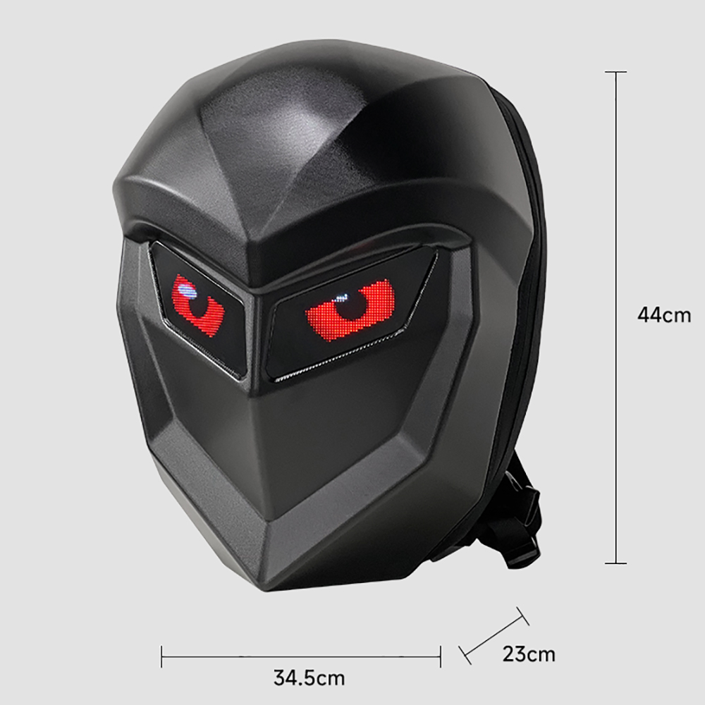 Dual Screen LED Motorcycle Hel - đánh giá và giá Motorcycle Helmet Backpack Waterproof Led