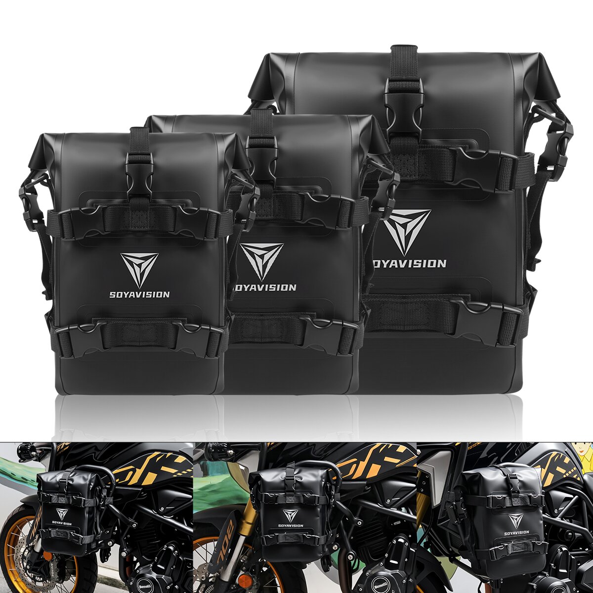 Outdoor Tank Side Bag Motorcyc - đánh giá và giá Motorcycle Crash Bar Waterproof Dry Bag