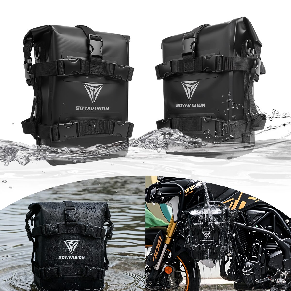 Outdoor Tank Side Bag Motorcyc - đánh giá và giá Motorcycle Crash Bar Waterproof Dry Bag