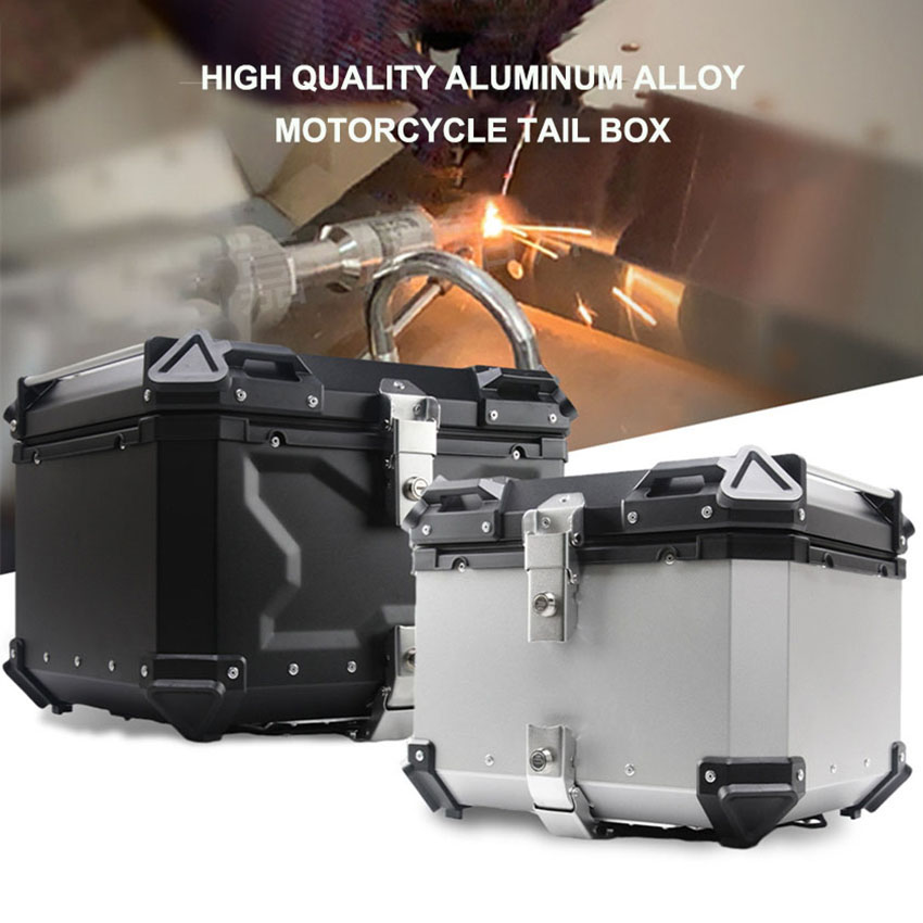 55L 45L Aluminum alloy Motorcy - đánh giá và giá Aluminum Top Case Luggage Box 45L 55L