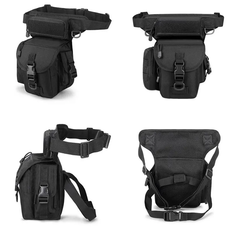 Outdoor Drop Leg Bag EDC Molle - đánh giá và giá Motorcycle Leg Bag Drop Thigh Pouch