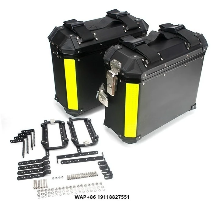 2pcs Aluminum Side Panniers Bo - đánh giá và giá Motorcycle Saddlebags Hard Luggage Panniers