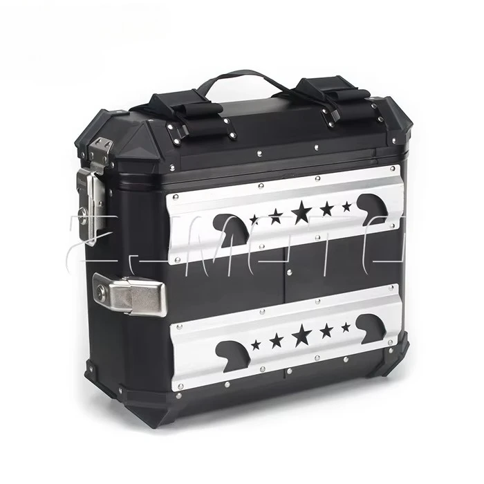 2pcs Aluminum Side Panniers Bo - đánh giá và giá Motorcycle Saddlebags Hard Luggage Panniers