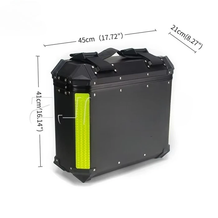 2pcs Aluminum Side Panniers Bo - đánh giá và giá Motorcycle Saddlebags Hard Luggage Panniers