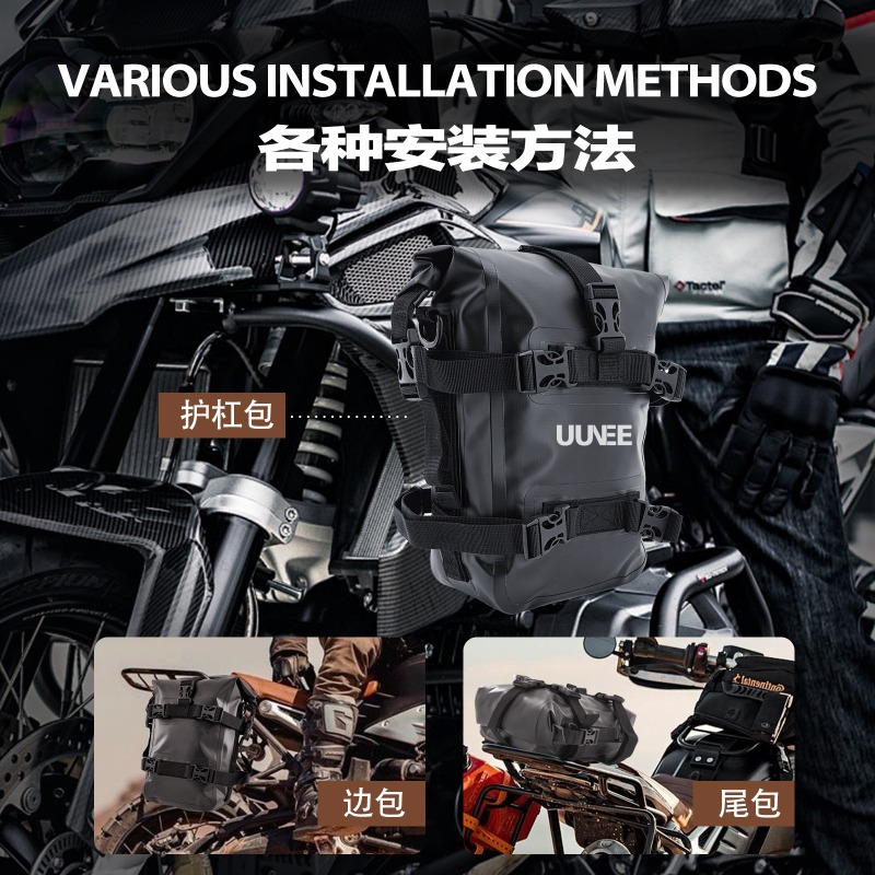Waterproof Motorcycle Fork Bag - đánh giá và giá Motorcycle Crash Bar Waterproof Dry Bag