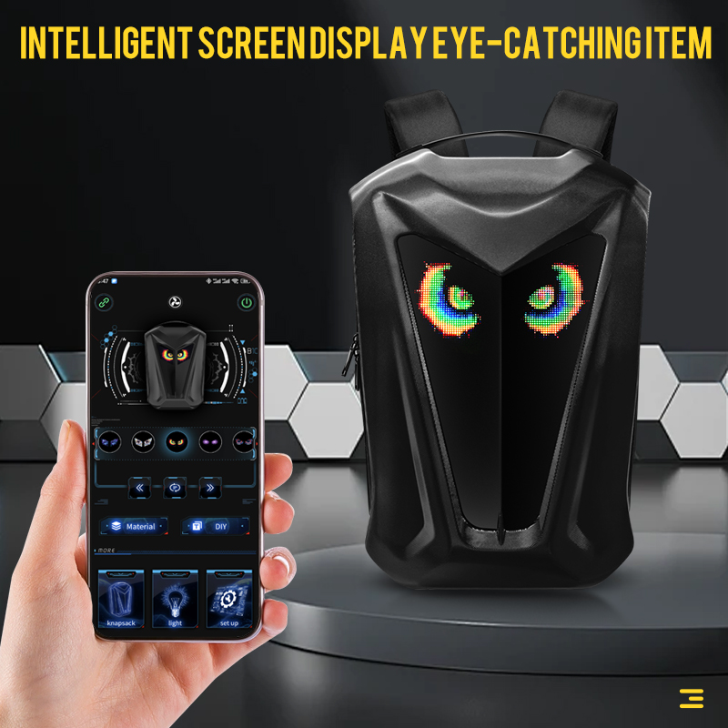 Led screen backpacks owl bicyc - đánh giá và giá Motorcycle Helmet Backpack Waterproof Led