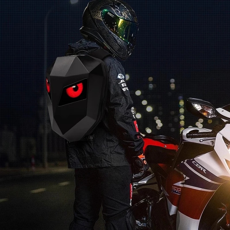 Knight Cycling Backpack with E - đánh giá và giá Motorcycle Helmet Backpack Waterproof Led
