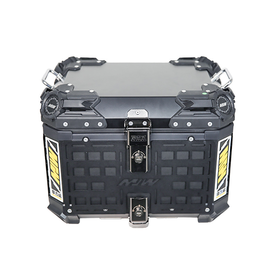 Scooter Aluminum Tail Box 55L  - đánh giá và giá Aluminum Top Case Luggage Box 45L 55L