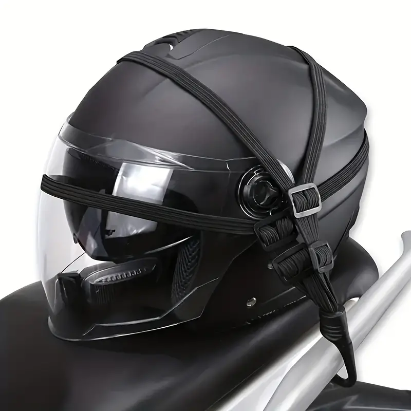 Heavy Duty Elastic Motorcycle  - đánh giá và giá Cargo Net Bungee Cord Motorcycle Helmet
