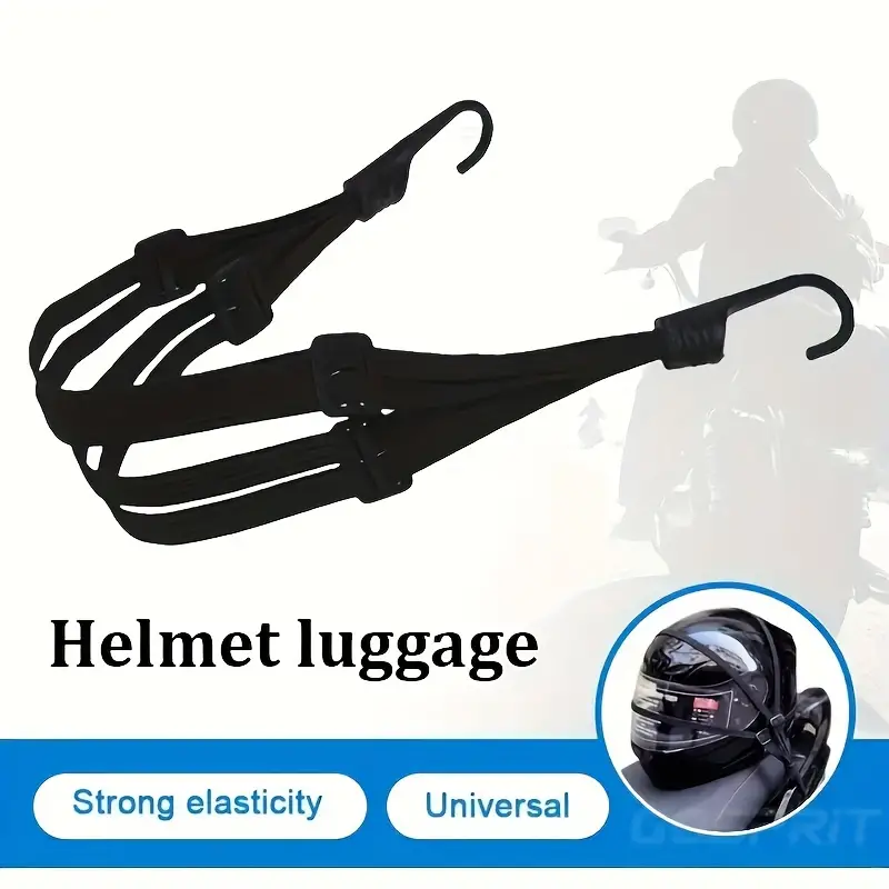 Heavy Duty Elastic Motorcycle  - đánh giá và giá Cargo Net Bungee Cord Motorcycle Helmet