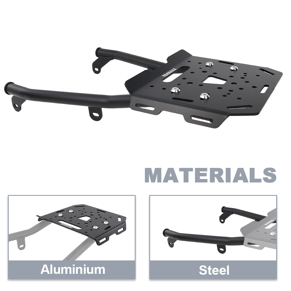 Motorcycle Rear Luggage Rack C - đánh giá và giá Motorcycle Luggage Rack Rear Carrier Steel