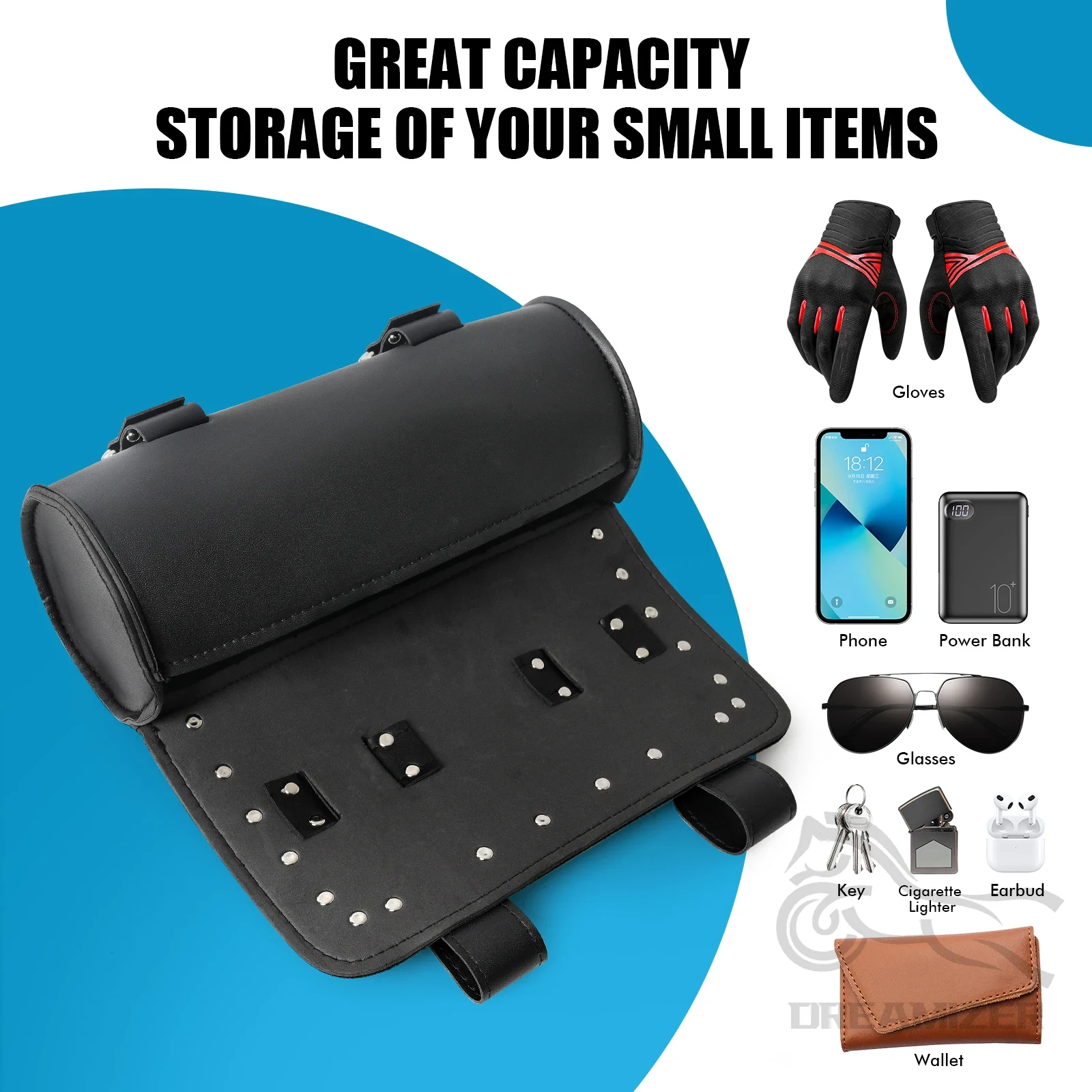 Motorcycle Front Fork Tool Tai - đánh giá và giá Waterproof Motorcycle Handlebar Bag Pouch