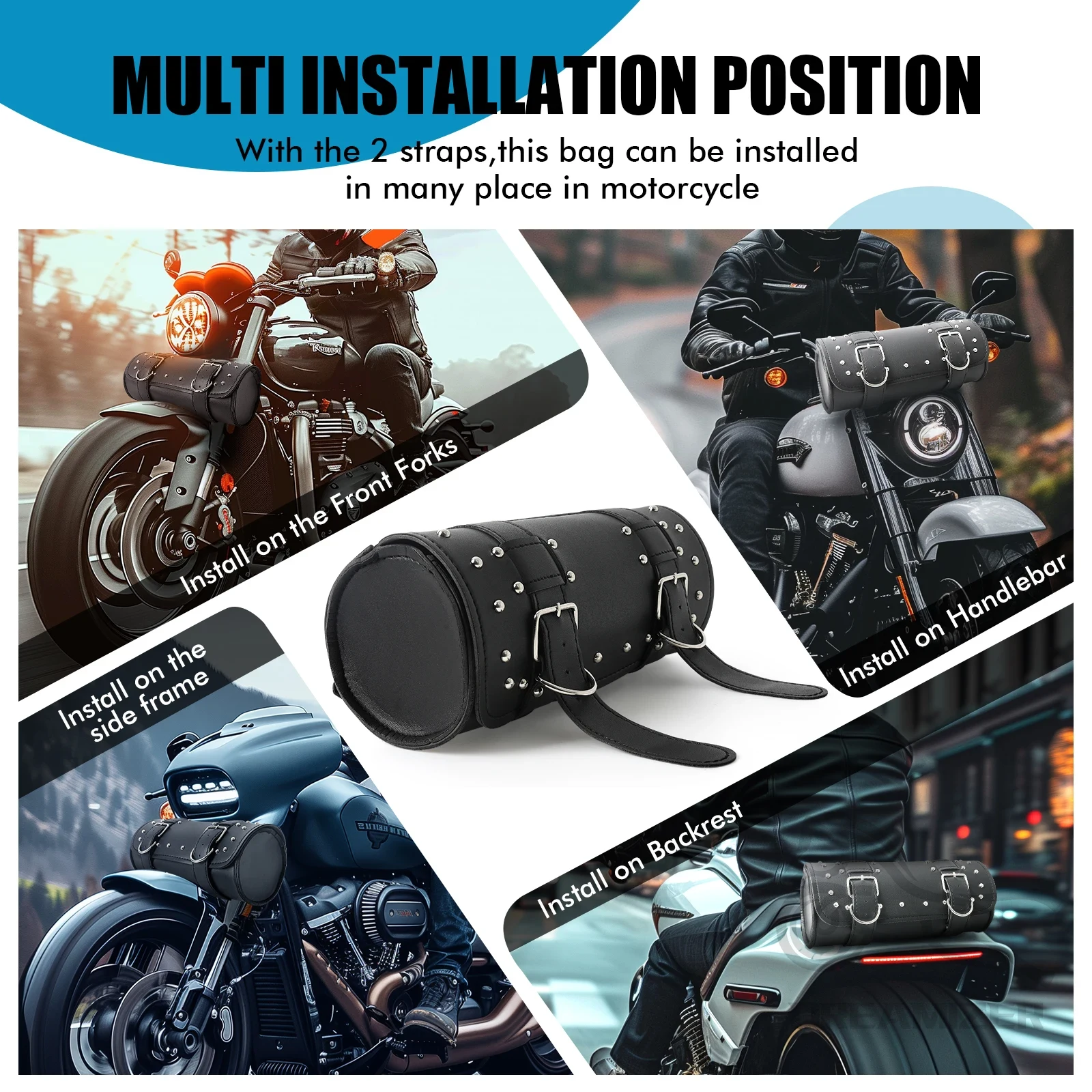 Motorcycle Front Fork Tool Tai - đánh giá và giá Waterproof Motorcycle Handlebar Bag Pouch