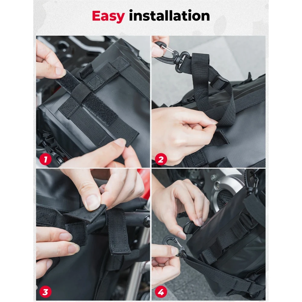 Motorcycle Waterproof Side Bag - đánh giá và giá Motorcycle Crash Bar Waterproof Dry Bag