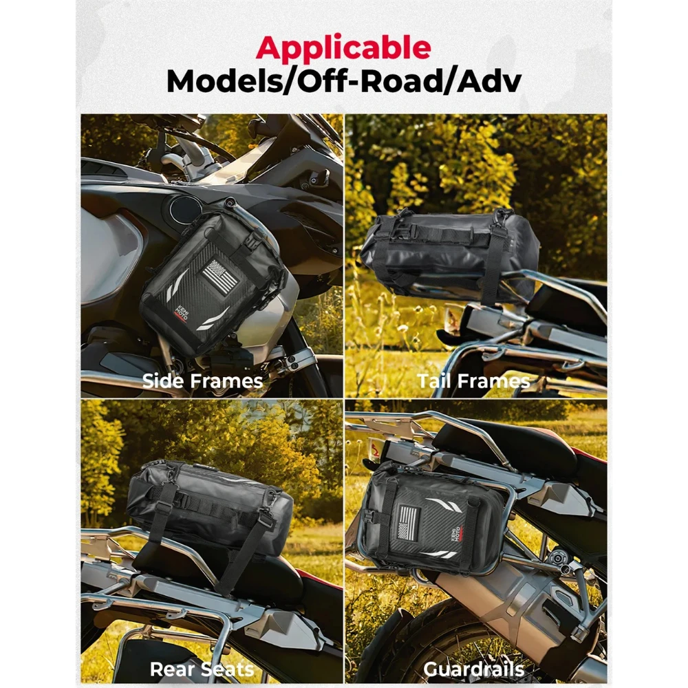 Motorcycle Waterproof Side Bag - đánh giá và giá Motorcycle Crash Bar Waterproof Dry Bag