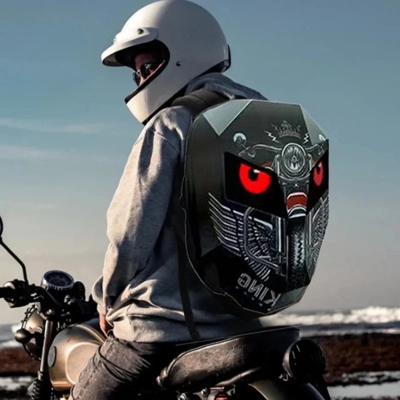Knight Cycling LED Backpack wi - đánh giá và giá Motorcycle Helmet Backpack Waterproof Led