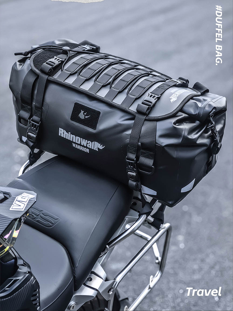 Rhinowalk Motorcycle Tail Bag  - đánh giá và giá Motorcycle Tail Bag Waterproof Roll Top